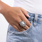 Flashy Frenzy - White - Paparazzi Ring Image