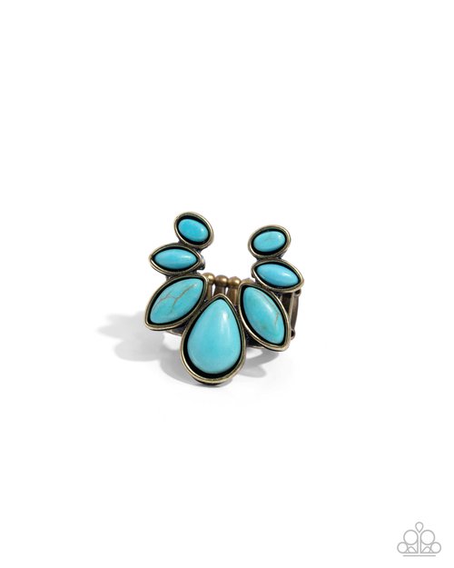 Calm Cavalry - Brass - Paparazzi Ring Image