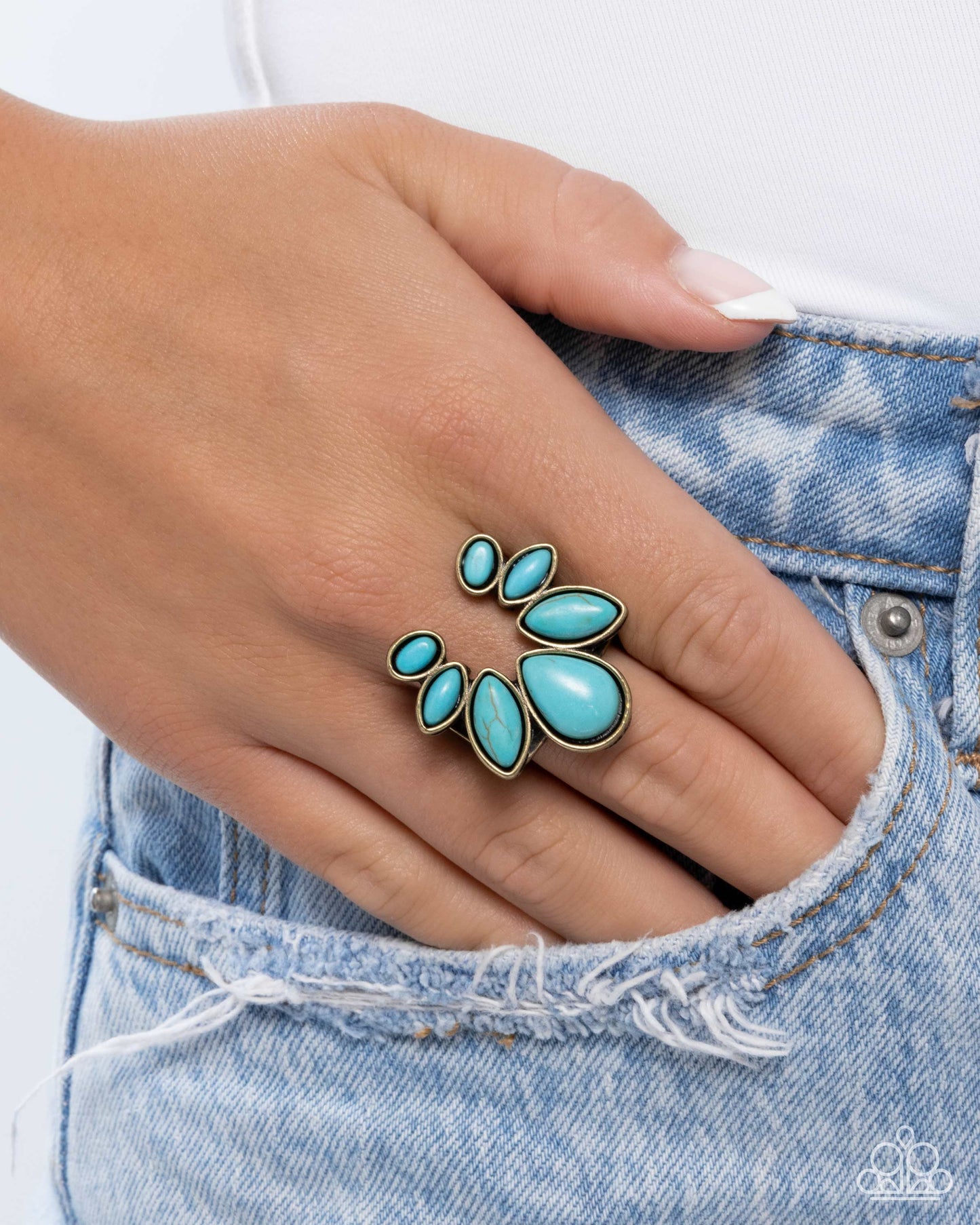 Calm Cavalry - Brass - Paparazzi Ring Image