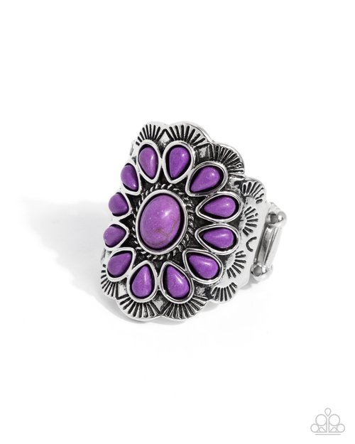 Authentic Allegiance - Purple - Paparazzi Ring Image