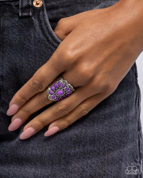 Authentic Allegiance - Purple - Paparazzi Ring Image