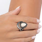 Tranquil Trinket - White - Paparazzi Ring Image