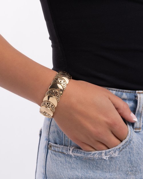 Filigree Flair - Paparazzi Bracelet Image