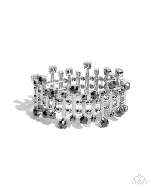 Misunderstanding Mayhem - Silver - Paparazzi Bracelet Image