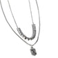 Layered Legato - Silver - Paparazzi Necklace Image