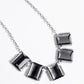 Rebel Racket - Silver - Paparazzi Necklace Image