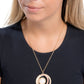Lunar Month - Gold - Paparazzi Necklace Image