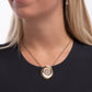 Gently Glistening - Gold - Paparazzi Necklace Image