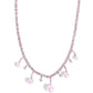 Shimmery Safeguard - Pink - Paparazzi Necklace Image