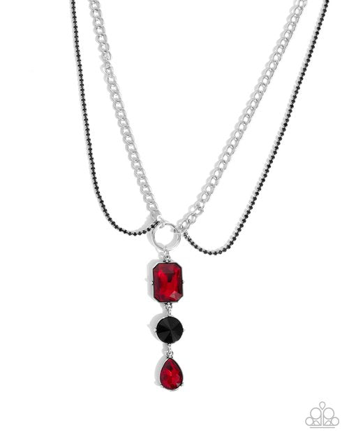 I Like Me Better - Red - Paparazzi Necklace Image