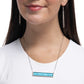 Adorable Abalone - Blue - Paparazzi Necklace Image