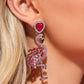 Paparazzi Earring ~ Flamingo Freestyle - Pink