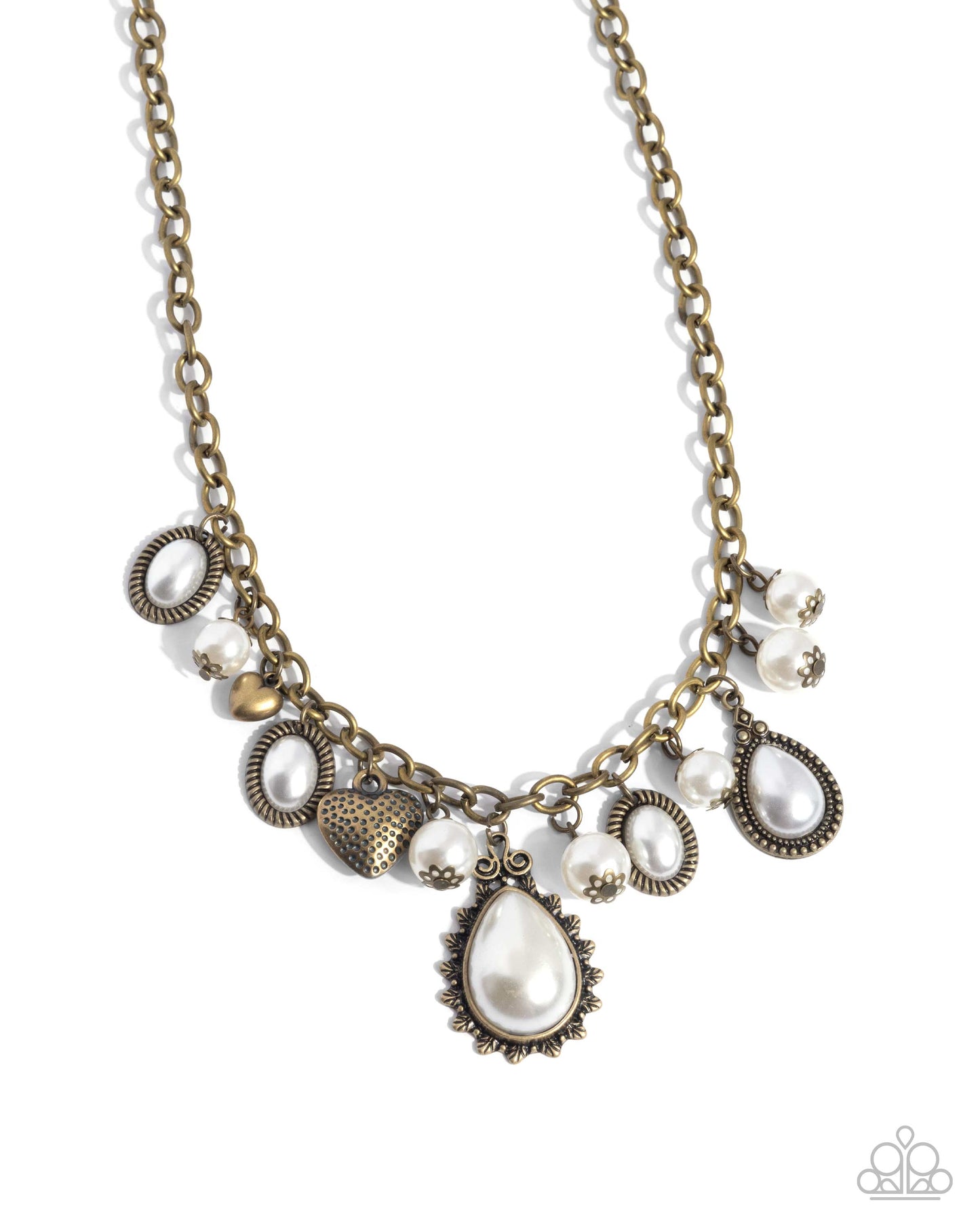 Pearly Pact - Complete Look - Brass - Paparazzi Product Image