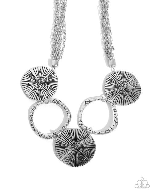 Determined to Delight - Silver - Paparazzi Necklace Image
