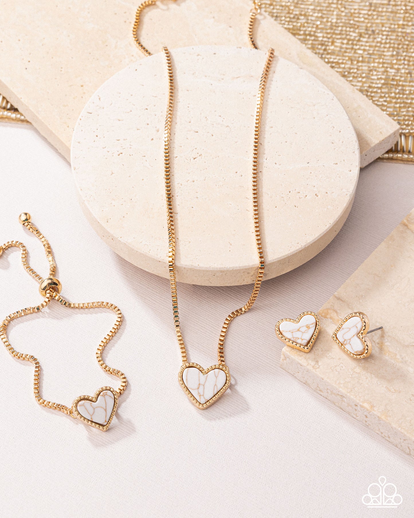 Courting Collection - Complete Look - Gold - Paparazzi Product Image