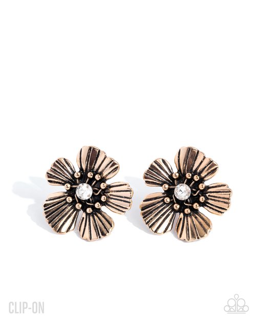 Blossoming Backdrop - Paparazzi Earring Image