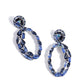 Eclectic Elevation - Blue - Paparazzi Earring Image