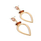 Cultured Chic - Brown - Paparazzi Earring Image