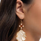 Coastal Candidate - Brown - Paparazzi Earring Image