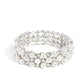 Cosmetic Character - White - Paparazzi Bracelet Image