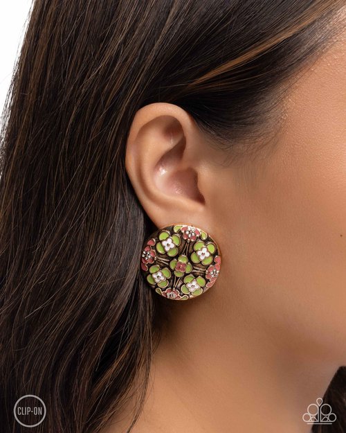 Quilt Art - Earrings - Paparazzi Earring Image