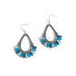 Pronged Pattern - Blue - Paparazzi Earring Image
