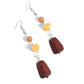 Creative Collection - Orange - Paparazzi Earring Image