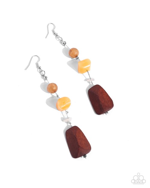 Creative Collection - Orange - Paparazzi Earring Image