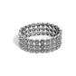 Passionate Pattern - Silver - Paparazzi Bracelet Image