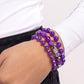 Breathtaking Beat - Purple - Paparazzi Bracelet Image