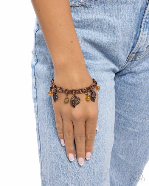 Autumn Equinox - Copper - Paparazzi Bracelet Image