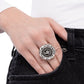 Glistening Grotto - Silver - Paparazzi Ring Image