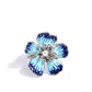 Floral Fit - Blue - Paparazzi Ring Image