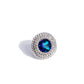 Bedazzled Babe - Blue - Paparazzi Ring Image