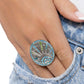 Audacious Aesthetic - Blue - Paparazzi Ring Image