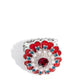 Gallery Glitz - Red - Paparazzi Ring Image