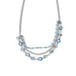 Charismatic Cascade - Blue - Paparazzi Necklace Image