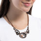 Manacled Melody - Copper - Paparazzi Necklace Image