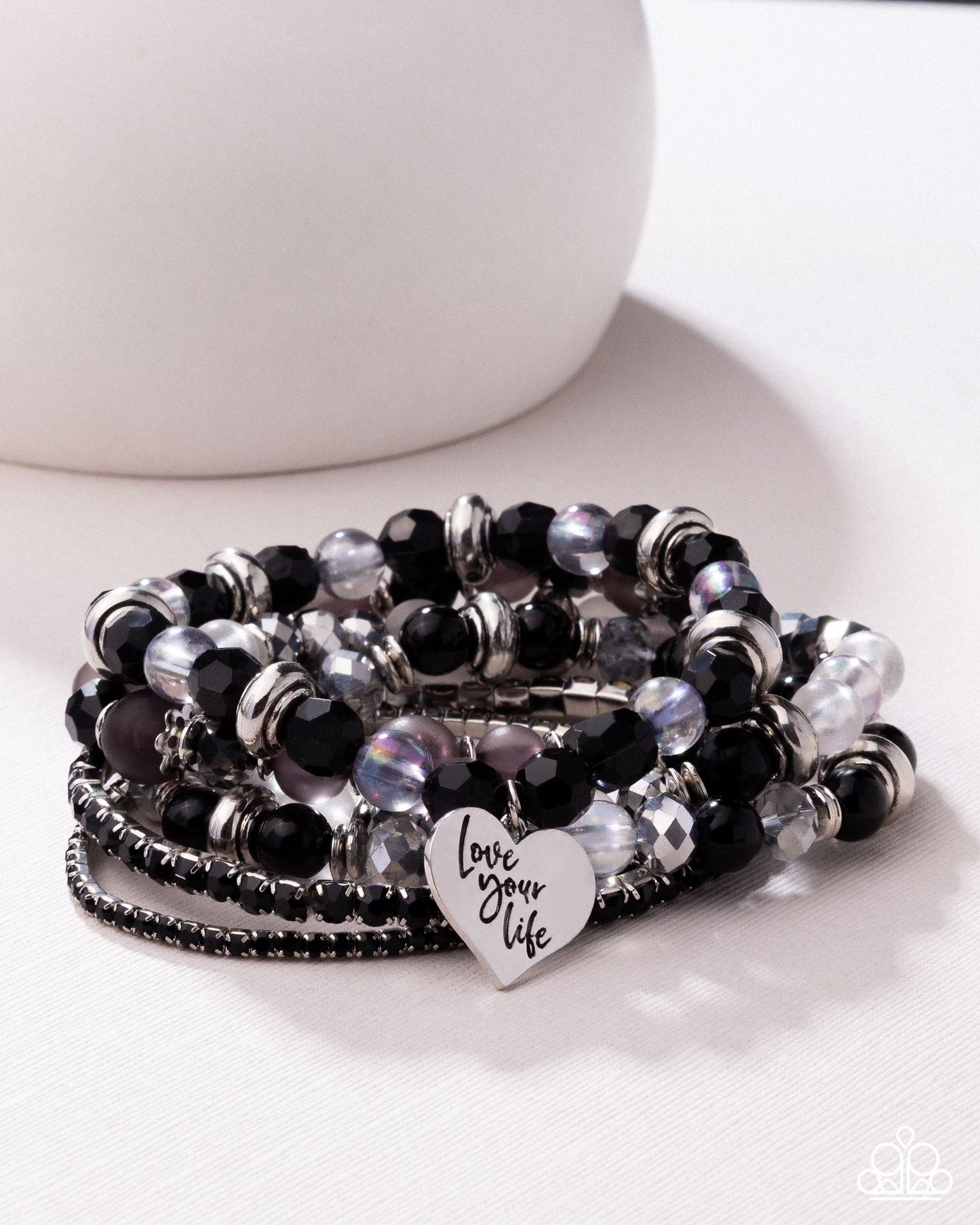 Optimistic Opulence - Black - Paparazzi Bracelet Image