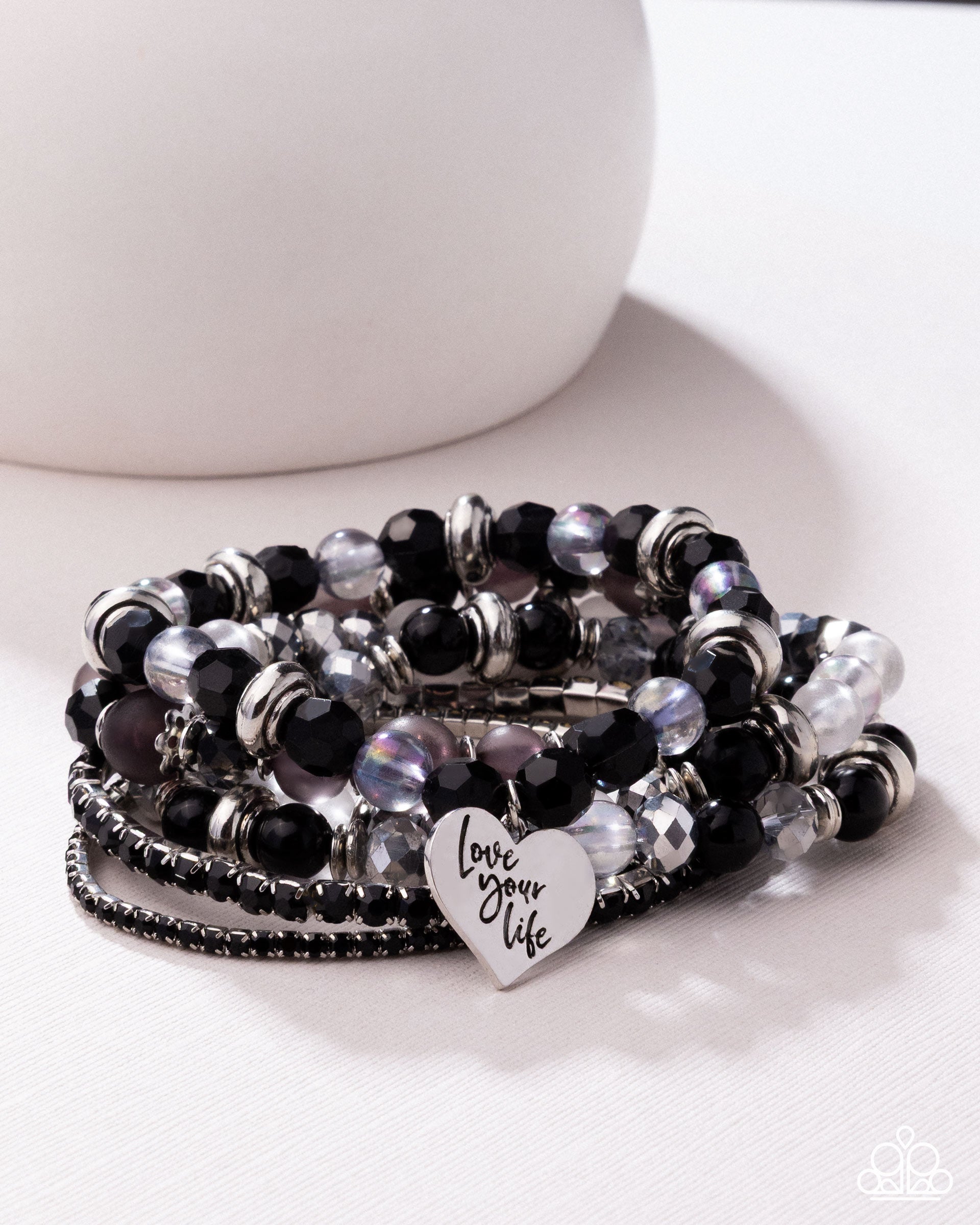Optimistic Opulence - Black - Paparazzi Bracelet Image