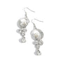 Perfect Paradigm - White - Paparazzi Earring Image