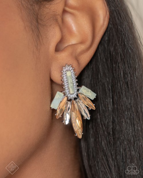 Elegant Excellence - Earrings - Paparazzi Earring Image