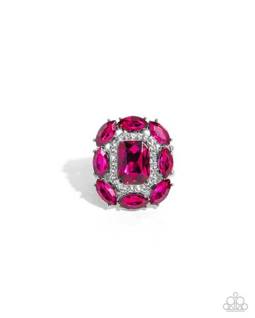 Follow Suit - Pink - Paparazzi Ring Image