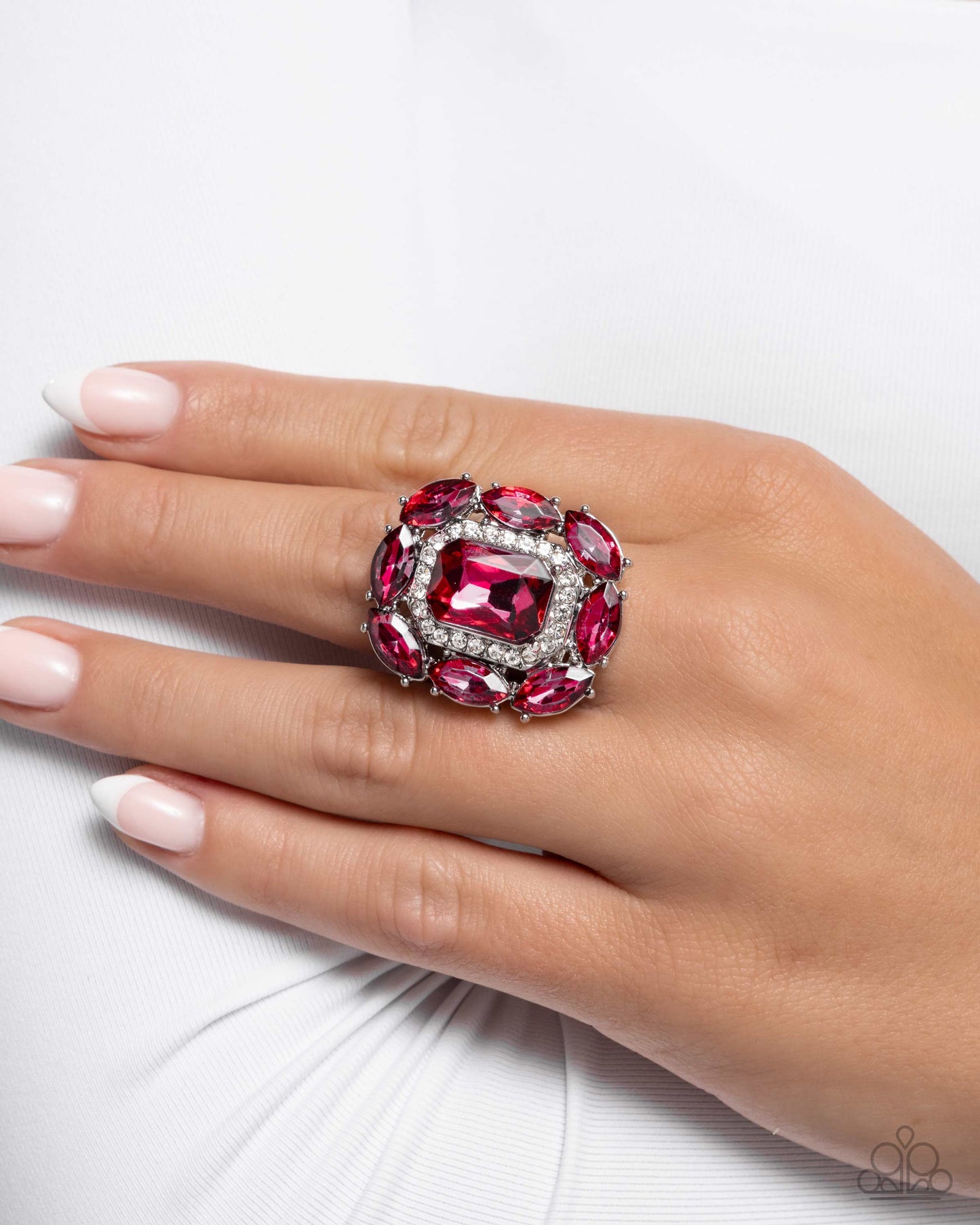Follow Suit - Pink - Paparazzi Ring Image