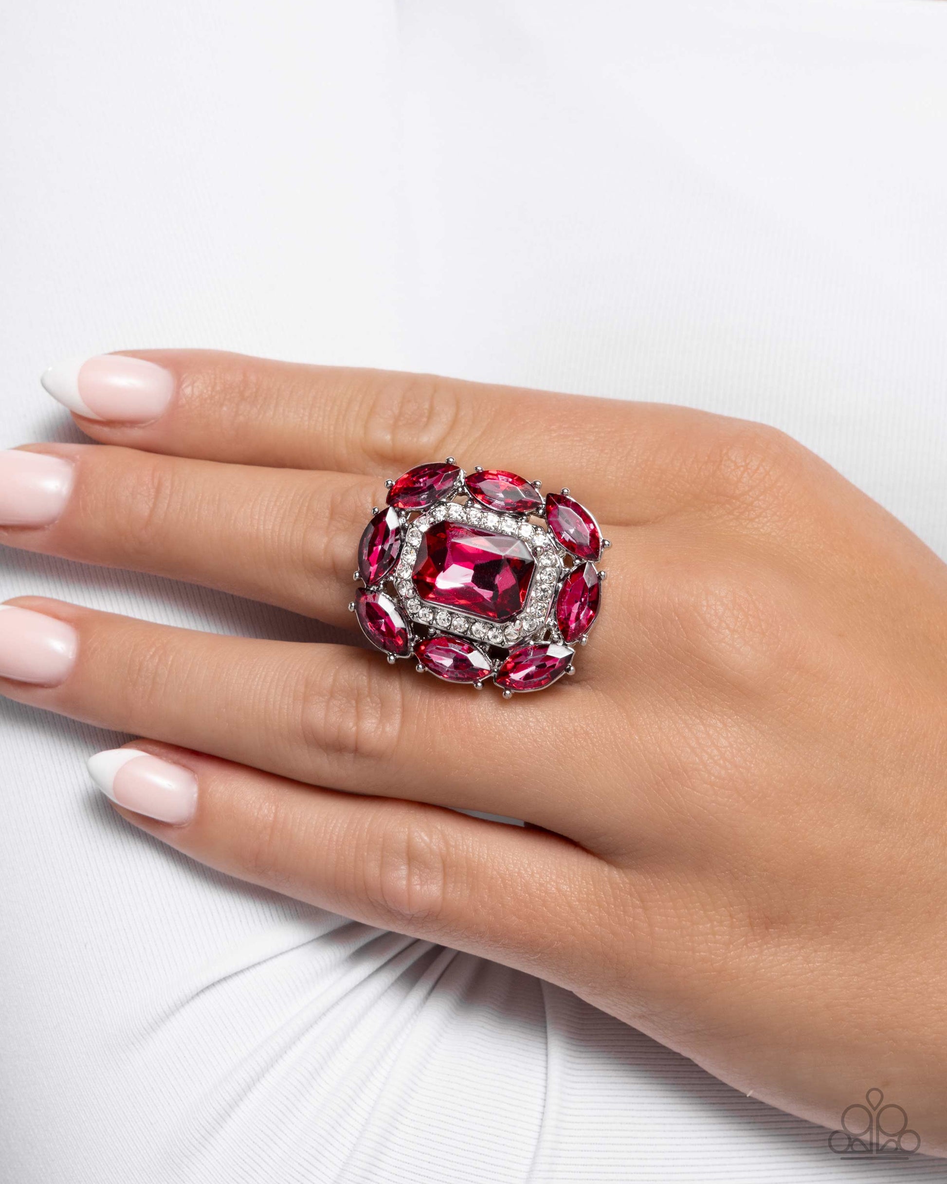 Follow Suit - Pink - Paparazzi Ring Image