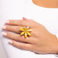Floral Feasibility - Yellow - Paparazzi Ring Image