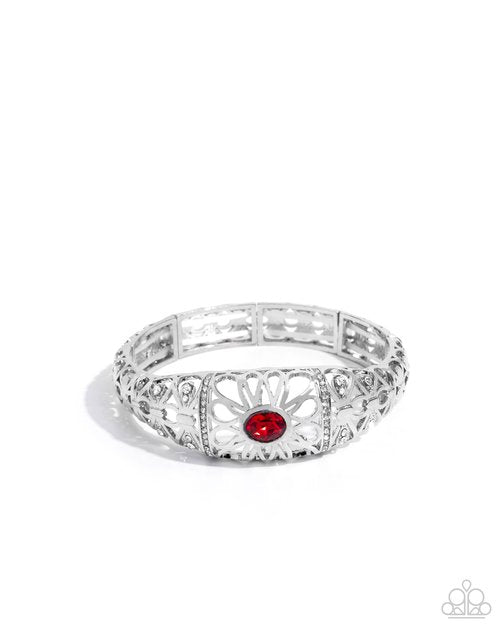 Cultured Creation - Red - Paparazzi Bracelet Image