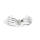 Blingy Breadth - White - Paparazzi Bracelet Image