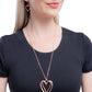 Lets HEART At the Very Beginning - Gold - Paparazzi Necklace Image