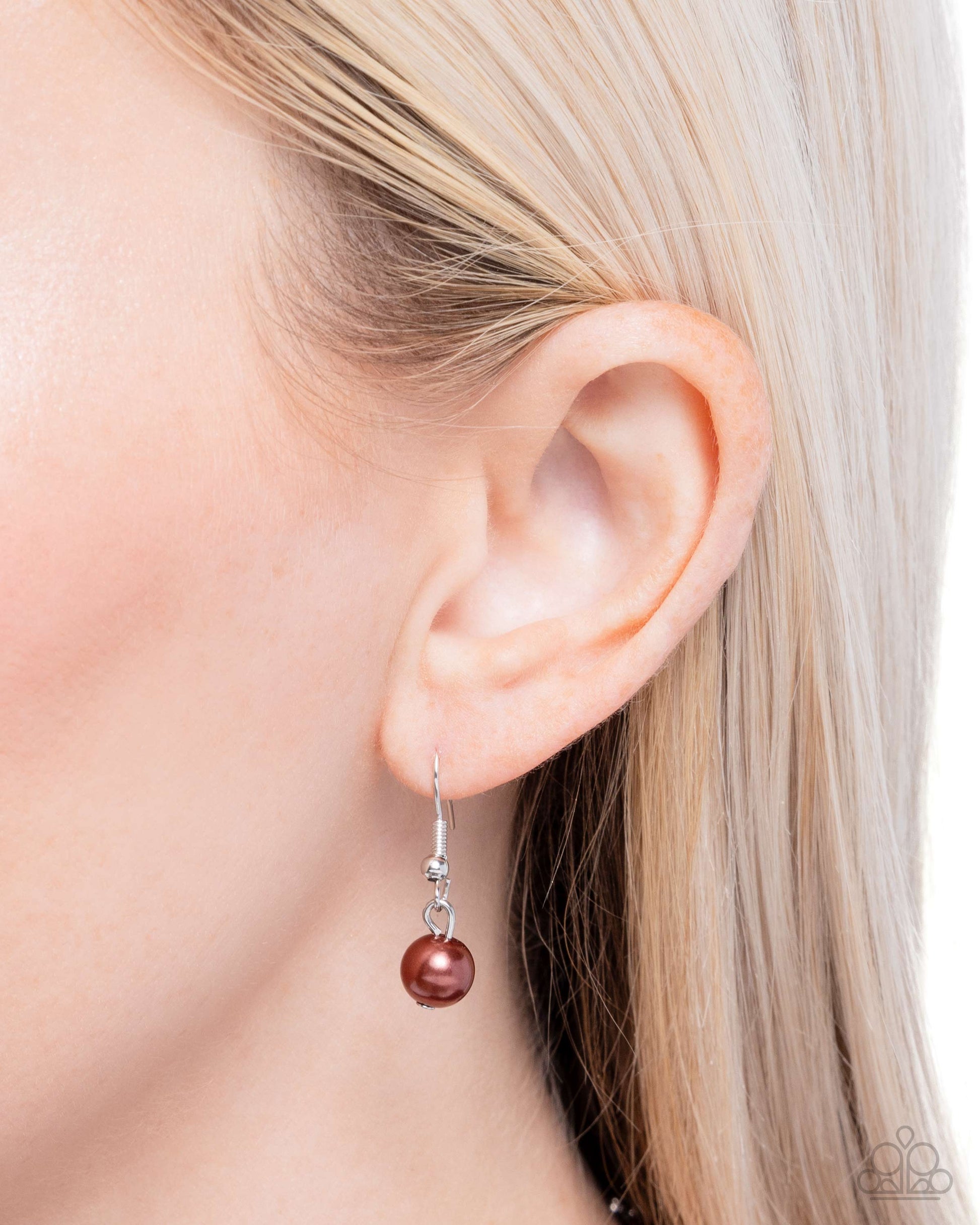 Pearl Pace - Brown - Paparazzi Necklace Image